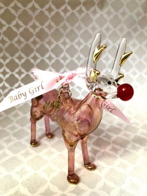 Baby's 2024 Reindeer ~ Pink