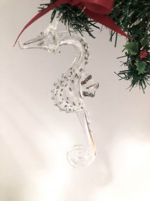 Seahorse - Large Silver