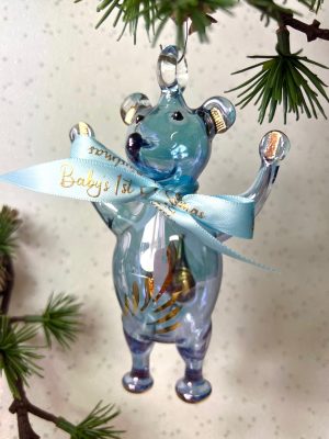 Baby's 2025 Teddy Bear (L) ~ Blue