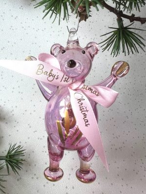 Baby's 2025 Teddy Bear (L) ~ Pink