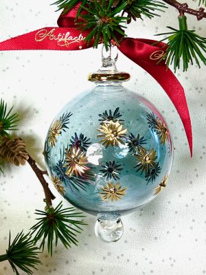 Starflash Ornament (S,L) ~  Ice Blue