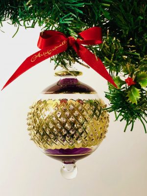 Narrow Lattice Dot (L) ~ Purple