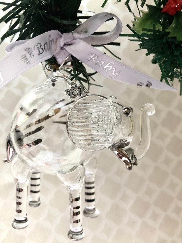 Baby's 2024 Elephant ~ Silver