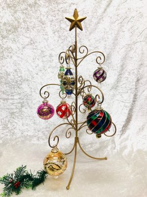15 Branch Regent Ornament Tree (Large - 22") ~ Gold