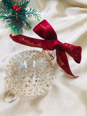 Speckle Bauble - Gold - M (6cm)