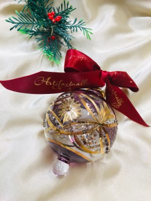 Victorian Raised Star - Purple - L (7cm)
