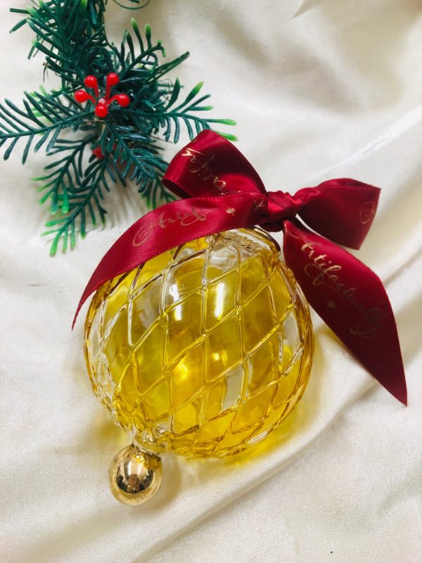Lattice - Yellow/Clear - Large (8cm)