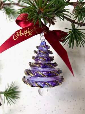 Christmas Tree Frilly ~ Purple