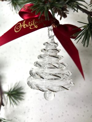 Christmas Tree Frilly ~ Silver