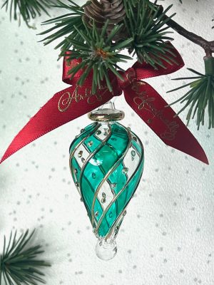 Diagonal Dot Cone (XS) ~ Emerald Green