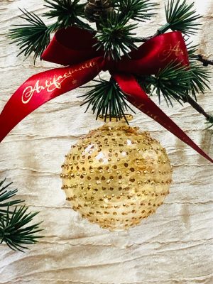 Speckle Bauble - Yellow