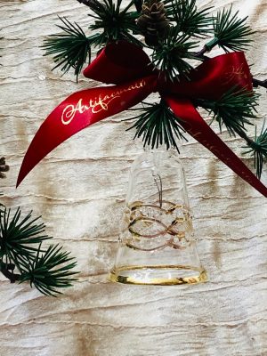 Bell Victorian Christmas ~ Clear / Gold