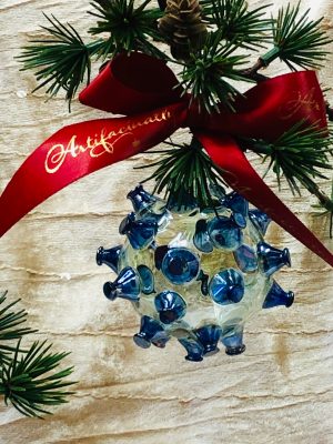 Covid Bauble - Blue