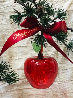 Apple Ornament ~ Red