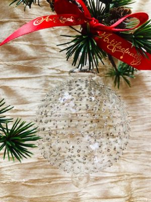 Speckle Bauble - Silver