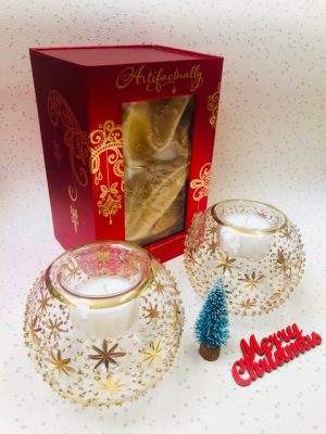 Candle Star Dot - Gold (Pair)