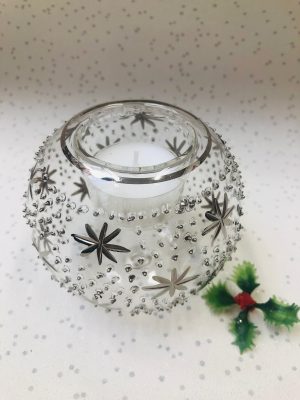 Candle Star Dot - Silver
