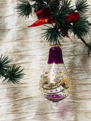 Victorian Pear Drop (M) ~ Purple