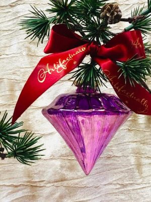 Diamond Ornament (L) ~ Purple
