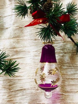 Solid Star Pear Drop (M) ~  Purple