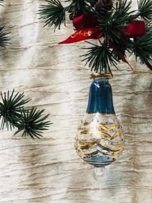 Victorian Pear Drop (M) ~ Blue