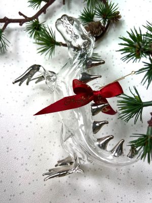 Dinosaur - Silver/Clear