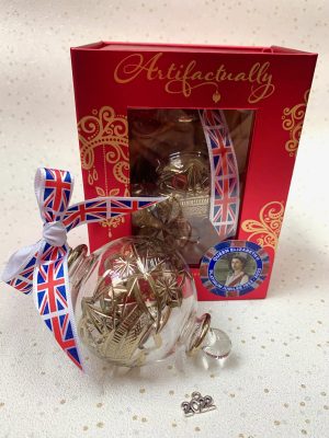Jubilee Crown Bauble 2022 ~ Platinum Silver