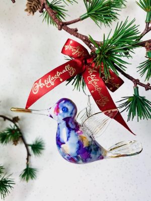 Hummingbird Marbled (M) ~ Purple