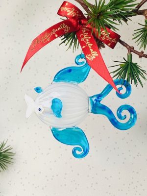 Curly Fish (L) ~ Teal