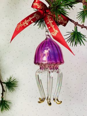 Jellyfish Ornament (M) ~ Purple