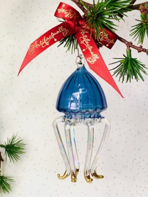 Jellyfish Ornament (M) ~ Blue