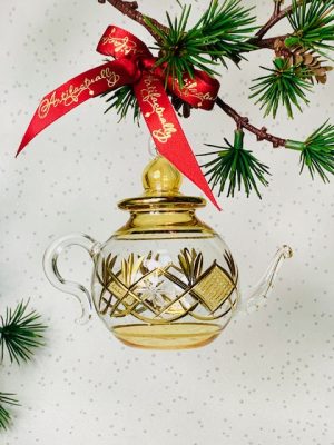 Teapot Etched (M) ~ Yellow