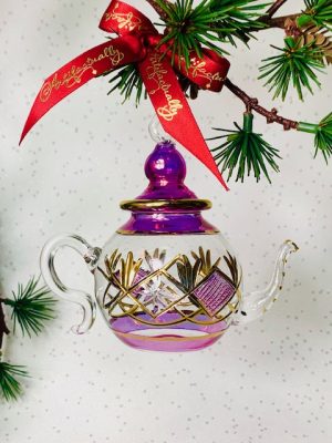 Teapot Etched (M) ~ Purple