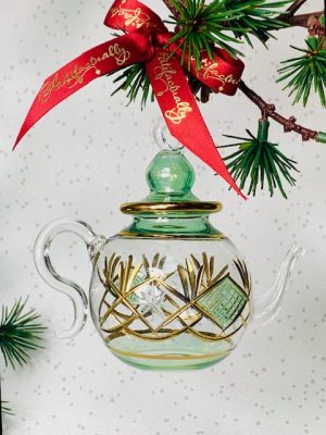 Teapot Etched (M) ~ Green
