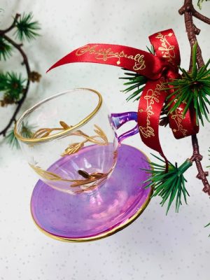 Teacup & Saucer (M) ~ Purple