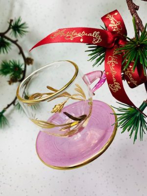 Teacup & Saucer (M) ~ Pink