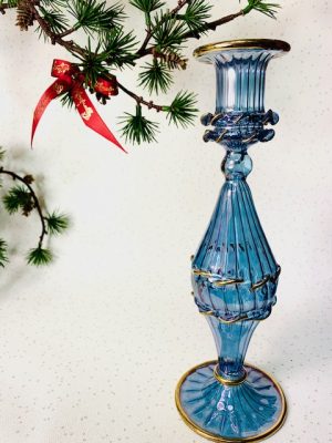 Candlestick Ruffles (L) ~ Blue