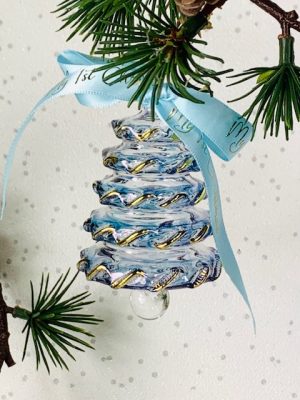 Baby’s 2024 Frilly Christmas Tree (M) ~ Blue