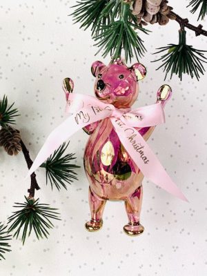Baby's 2024 Teddy Bear (L) ~ Pink