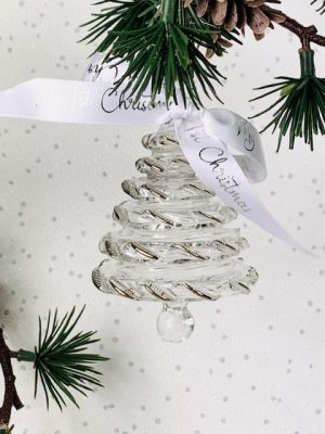 Baby’s 2024 Frilly Christmas Tree (M) ~ Silver