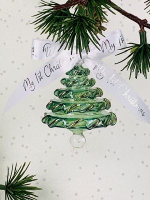Baby's 2024 Mini Green Tree (S) ~ Silver
