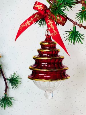 Tree Top Bauble (L) ~ Red