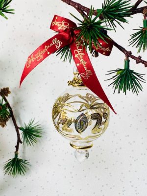 2023 'Year' Bauble (M) ~ Gold