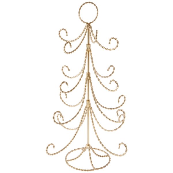 16 Branch Twistie Ornament Tree (Large - 24") ~ Gold