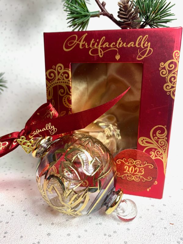 2023 'Year' Bauble (M) ~ Smoke - Image 2