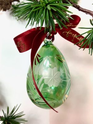 Floral Egg Ornament (XS,S,M) ~ Green