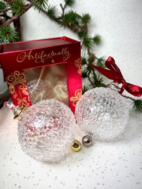 Snowball Ornament (XS,S,M,L) ~ Frosty/Silver - Image 2