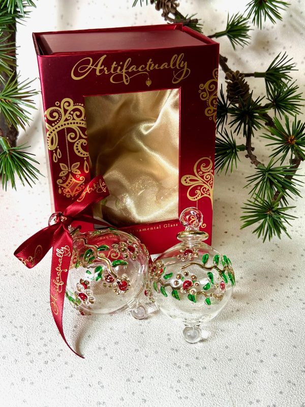 Holly Ornament (S) ~ Red/Green - Image 3