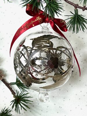 Chelsea Ornament (L) ~ Silver
