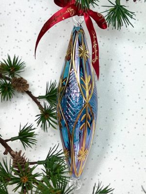 Spire Ornament (L) ~ Blue